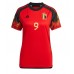 Billige Belgien Romelu Lukaku #9 Hjemmebane Fodboldtrøjer Dame VM 2022 Kortærmet